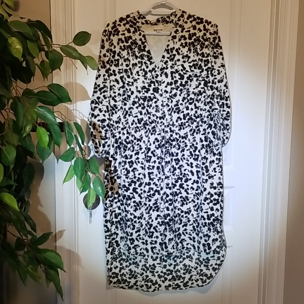 Animal print dress